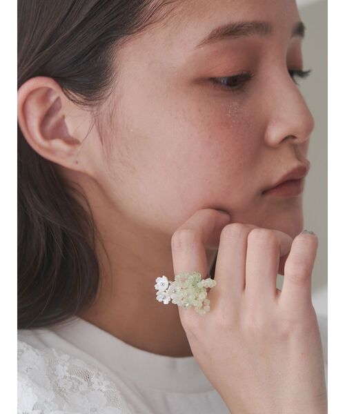 merry jenny(メリージェニー)の「お花畑のゆびわ(リング・レディース・イエロー/ピンク・FREE)」の7枚目の写真