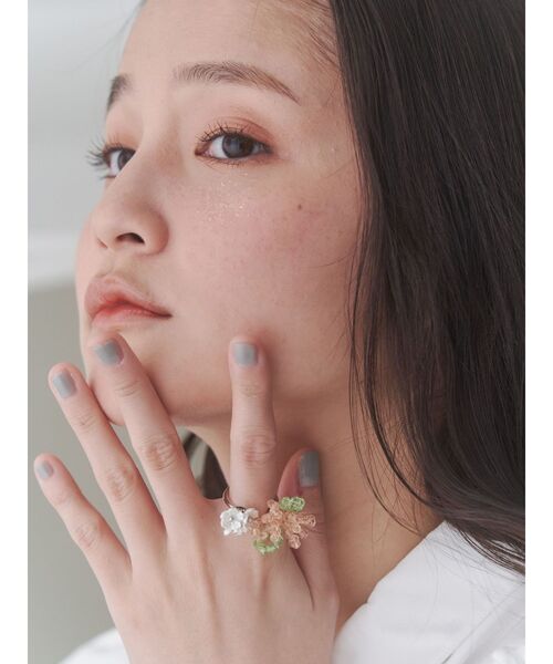 merry jenny(メリージェニー)の「お花畑のゆびわ(リング・レディース・イエロー/ピンク・FREE)」の9枚目の写真