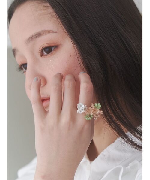 merry jenny(メリージェニー)の「お花畑のゆびわ(リング・レディース・イエロー/ピンク・FREE)」の10枚目の写真