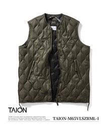 【新品タグ付き！】 trois ダウンベスト 2way カーキ フリーサイズ ベーシック ハイネックWジップ インナーダウンベスト – TAION