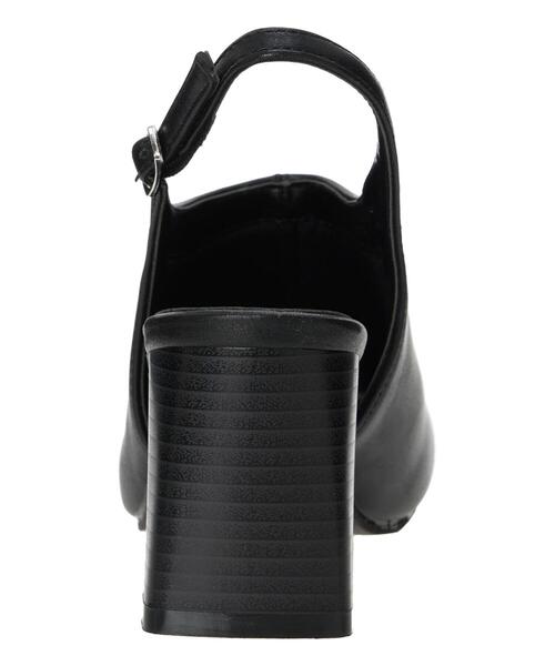 Te chichi TERRASSE(テチチテラス)の「チャンキーヒールバックバンドミュール《2025spring catalog item》(その他シューズ・レディース・オフホワイト/ベージュ/ブラック・L/M)」の9枚目の写真