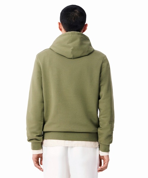 LACOSTE(ラコステ)の「エッセンシャルスウェットフーディー / パーカー(パーカー・メンズ・カーキ/ライトブルー/ベージュ/ブラック/ネイビー・2/4/5/3/6)」の7枚目の写真