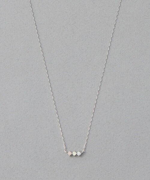 レイヤード] PT900/850 ダイヤモンド ネックレス（ネックレス）｜ete