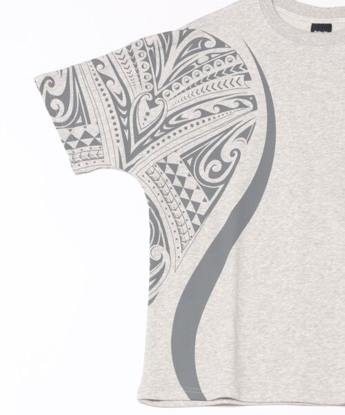Hurley （ハーレー）の「【Hurley/ハーレー】ロゴデザインTシャツ　吸汗速乾　TERRY TRIBAL ICON OVRSZD SS T（Tシャツ/カットソー・メンズ・ピンク/カーキブラウン/ヘザーグレー/グレー系その他/ブラック/ブルーグレー・LARGE/MEDIUM/SMALL/X-LARGE）」の10枚目の写真