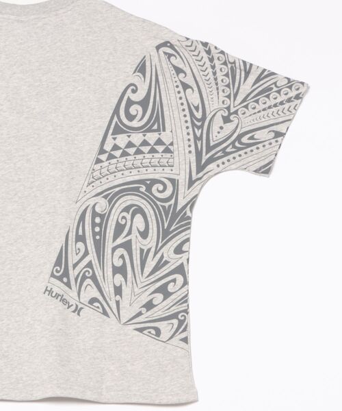 Hurley （ハーレー）の「【Hurley/ハーレー】ロゴデザインTシャツ　吸汗速乾　TERRY TRIBAL ICON OVRSZD SS T（Tシャツ/カットソー・メンズ・ピンク/カーキブラウン/ヘザーグレー/グレー系その他/ブラック/ブルーグレー・LARGE/MEDIUM/SMALL/X-LARGE）」の9枚目の写真