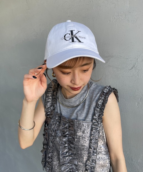   キャップ CK ロゴ 刺繍 ベースボールキャップ Calvin Klein Jeans/カルバンクラインジーンズ] モノグラムロゴ