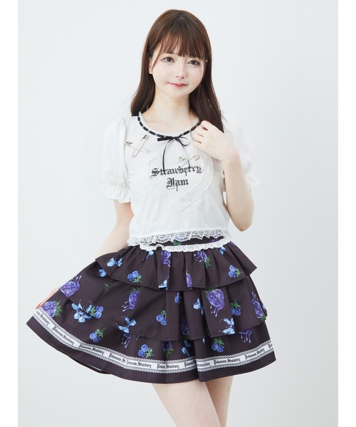 Jamie エーエヌケー（ジェイミーエーエヌケー）の「ゴシックメルトストロベリースカート（スカート・レディース・レッド/ブルー・M）」の18枚目の写真