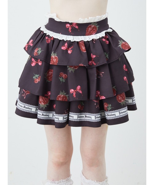 Jamie エーエヌケー（ジェイミーエーエヌケー）の「ゴシックメルトストロベリースカート（スカート・レディース・レッド/ブルー・M）」の19枚目の写真