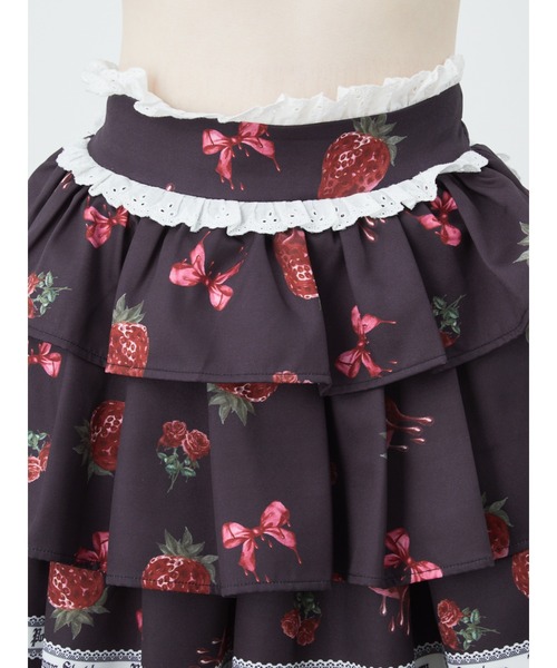 Jamie エーエヌケー（ジェイミーエーエヌケー）の「ゴシックメルトストロベリースカート（スカート・レディース・レッド/ブルー・M）」の20枚目の写真