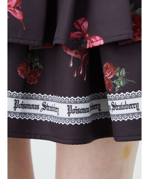 Jamie エーエヌケー（ジェイミーエーエヌケー）の「ゴシックメルトストロベリースカート（スカート・レディース・レッド/ブルー・M）」の21枚目の写真