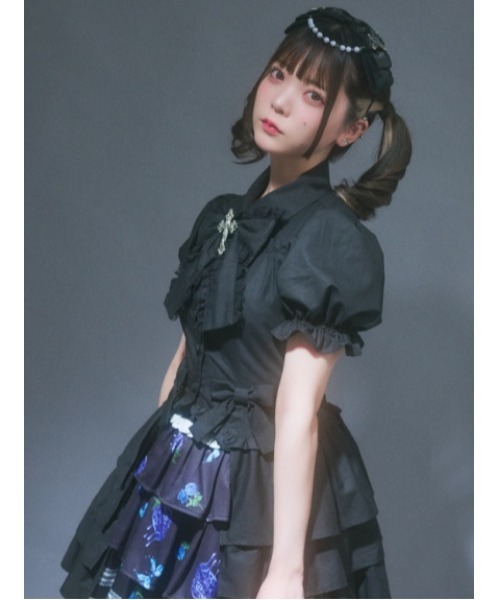 Jamie エーエヌケー（ジェイミーエーエヌケー）の「ゴシックメルトストロベリースカート（スカート・レディース・レッド/ブルー・M）」の5枚目の写真