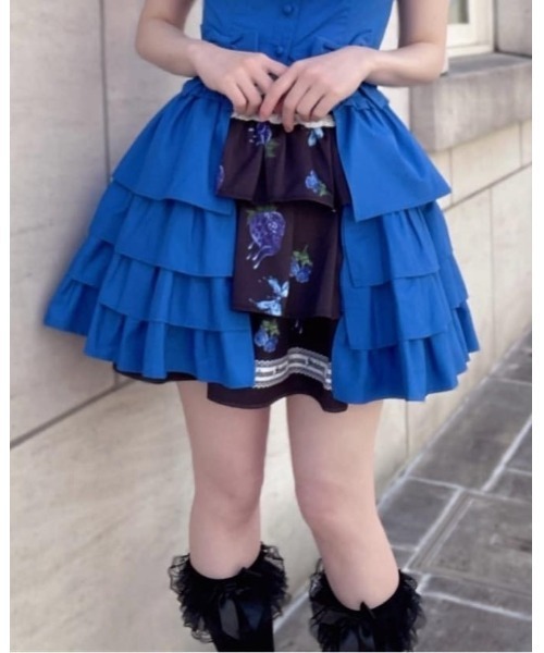 Jamie エーエヌケー（ジェイミーエーエヌケー）の「ゴシックメルトストロベリースカート（スカート・レディース・レッド/ブルー・M）」の9枚目の写真