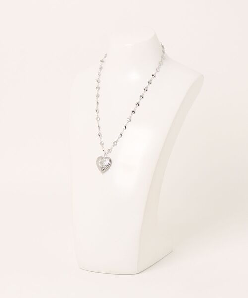 UP START（アップスタート）の「【LAMPOON】ハートチャームネックレス（ネックレス・レディース・シルバー・FREE）」の7枚目の写真