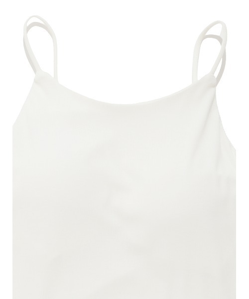 gelato pique（ジェラートピケ）の「カップインキャミソール（キャミソール・レディース・ブラウン/オフホワイト・FREE）」の6枚目の写真