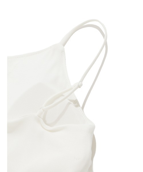 gelato pique（ジェラートピケ）の「カップインキャミソール（キャミソール・レディース・ブラウン/オフホワイト・FREE）」の9枚目の写真