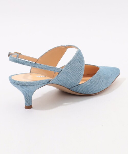 NEBULONI E（ネブローニ）の「NEBULONI E. CUTWORK ミュールパンプス（パンプス・レディース・ライトブルー・38/37/36）」の4枚目の写真