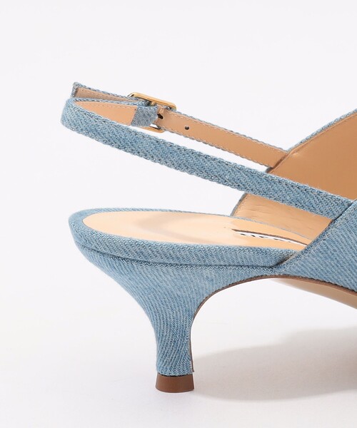 NEBULONI E（ネブローニ）の「NEBULONI E. CUTWORK ミュールパンプス（パンプス・レディース・ライトブルー・38/37/36）」の6枚目の写真