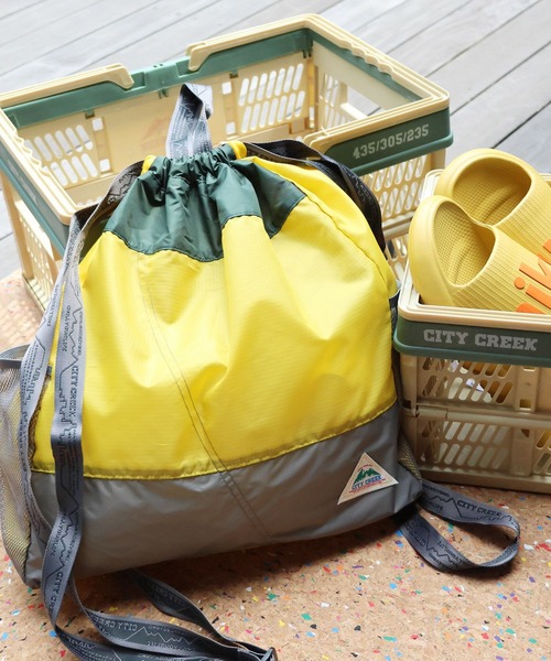 セール】【CITY CREEK】切り替えナップサック（バックパック/リュック