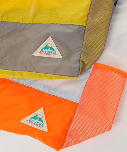 niko and...（ニコアンド）の「【CITY CREEK】切り替えナップサック（バックパック/リュック・レディース・ブルー/カーキ・0）」の3枚目の写真