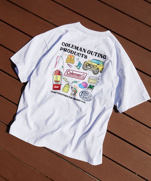 セール】Coleman/コールマン 別注 coleman fishing goods SS TEE（T