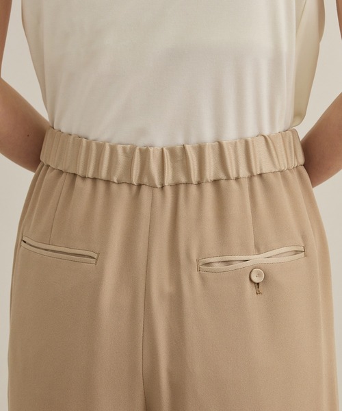 ROPE'(ロペ)の「【洗える・カセット服】ライトトリアセイージーワイドパンツ/お仕事・通勤・セットアップ対応(その他パンツ・レディース・ベージュ/ネイビー/ブルー/ワイン/ブラック・36/38)」の13枚目の写真