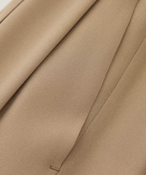 ROPE'(ロペ)の「【洗える・カセット服】ライトトリアセイージーワイドパンツ/お仕事・通勤・セットアップ対応(その他パンツ・レディース・ベージュ/ネイビー/ブルー/ワイン/ブラック・36/38)」の8枚目の写真