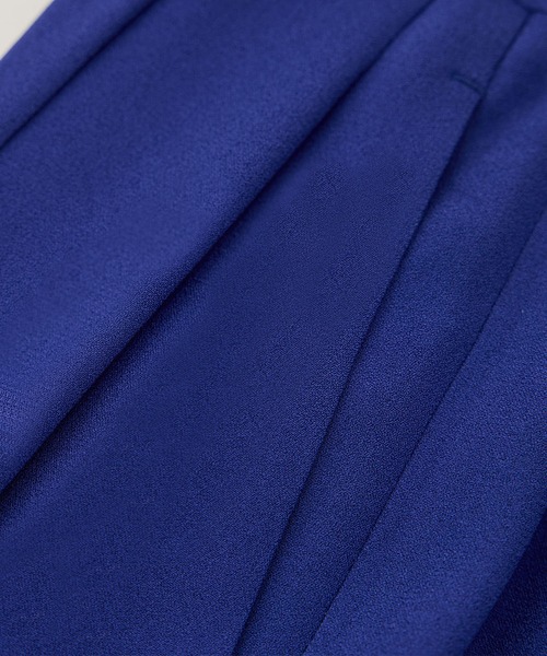 ROPE'(ロペ)の「【洗える・カセット服】ライトトリアセイージーワイドパンツ/お仕事・通勤・セットアップ対応(その他パンツ・レディース・ベージュ/ネイビー/ブルー/ワイン/ブラック・36/38)」の6枚目の写真