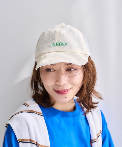 studio CLIP（スタディオクリップ）の「【抗菌防臭】洗えるワイヤー入りロゴキャップ（キャップ・レディース・レッド/ネイビー/オフホワイト/カーキ・FREE）」の15枚目の写真