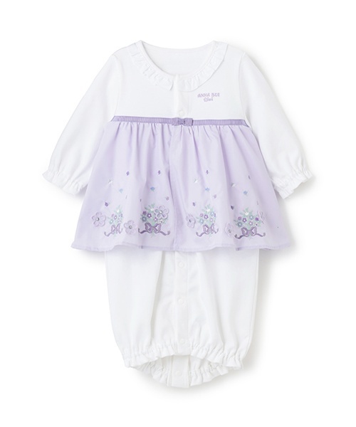 ANNA SUI mini アナスイミニ　ロンパース 退院着　2WAY ANNA SUI mini(アナ スイ・ミニ) | キッズのロンパース・カバーオール