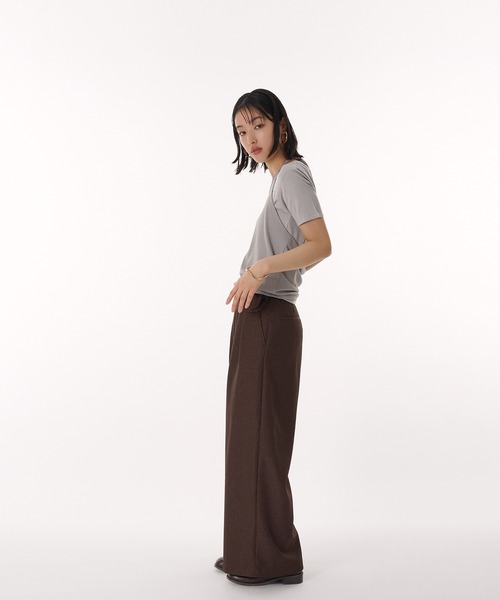 MUHET(ミュエータ)の「【set item】halter neck camisole & sheer t-shirt / ホルターネックキャミソールシアーTシャツ(Tシャツ/カットソー・レディース・オフホワイト/グレー/ネイビー・FREE)」の17枚目の写真