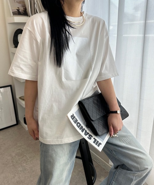 deux amour(ドゥーザムール)の「【ZOZO限定】smillemii._3さんコラボ箔プリントT(Tシャツ/カットソー・レディース・ブラック/ホワイト・FREE)」の11枚目の写真