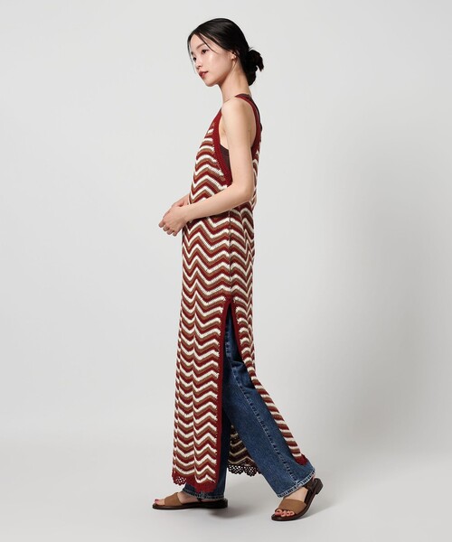 未使用^_^BY別注★loganニットワンピース セール】【別注】＜LOGAN knitting mills＞ニット ワンピース