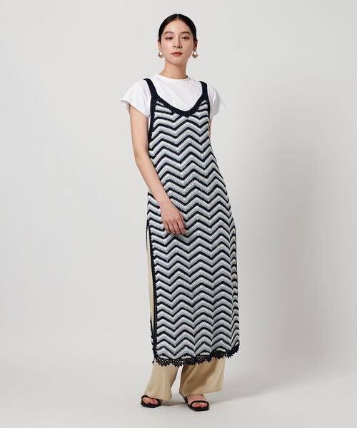 未使用^_^BY別注★loganニットワンピース セール】【別注】＜LOGAN knitting mills＞ニット ワンピース