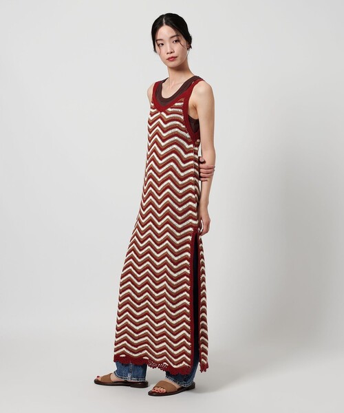 未使用^_^BY別注★loganニットワンピース セール】【別注】＜LOGAN knitting mills＞ニット ワンピース