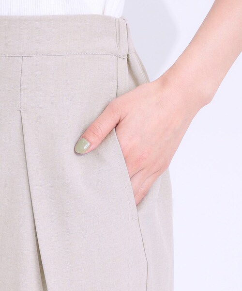 SHOO・LA・RUE（シューラルー）の「【洗える/S-LL】麻調ビンテージストレート（その他パンツ・レディース・ブラック/ライトベージュ/ブラウン系・04/01/02/03）」の20枚目の写真