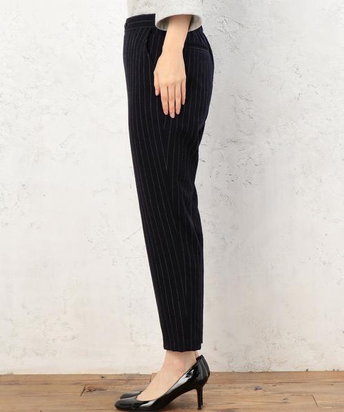 green label relaxing（グリーンレーベルリラクシング）の「CB WカルゼST BACKゴム パンツ◆（その他パンツ・レディース・オフホワイト/ライトグレー/ネイビー・40/38）」の20枚目の写真