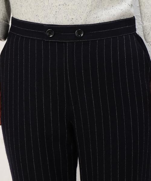 green label relaxing（グリーンレーベルリラクシング）の「CB WカルゼST BACKゴム パンツ◆（その他パンツ・レディース・オフホワイト/ライトグレー/ネイビー・40/38）」の13枚目の写真