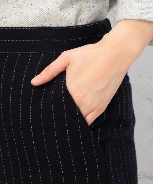 green label relaxing（グリーンレーベルリラクシング）の「CB WカルゼST BACKゴム パンツ◆（その他パンツ・レディース・オフホワイト/ライトグレー/ネイビー・40/38）」の14枚目の写真