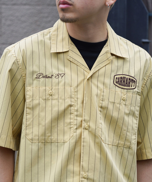 JOINT WORKS(ジョイントワークス)の「Carhartt/カーハートS/S HENDRY SHIRT(シャツ/ブラウス・メンズ・サックスブルー/イエロー・MEDIUM/LARGE)」の1枚目の写真