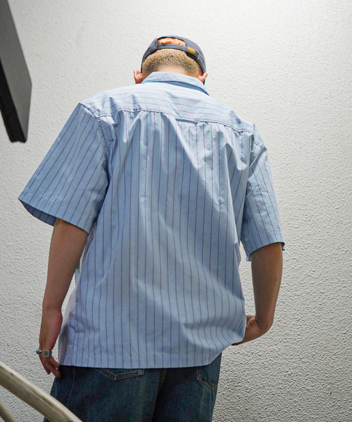 ★ドイツ発*carhartt WIP*新作*Hendry 半袖シャツ/F-BLUE★ ☆ドイツ発*carhartt WIP*新作*Hendry 半袖シャツ/F-BLUE