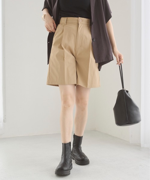 ANGIE（アンジー）の「ツイル ハーフパンツ（チノパンツ・レディース・ホワイト系その他/ベージュ/ブラック・FREE）」の12枚目の写真