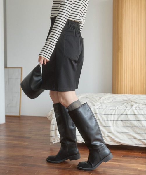 ANGIE（アンジー）の「ツイル ハーフパンツ（チノパンツ・レディース・ホワイト系その他/ベージュ/ブラック・FREE）」の21枚目の写真