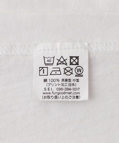 FUNG（ファング）の「FUNG/ファング　BASIC TEE FLORIDA　Tシャツ（Tシャツ/カットソー・レディース・ホワイト・L/M/S/XS）」の13枚目の写真