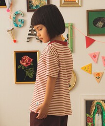 こども ビームス（コドモビームス）の「テレコ ボーダー ショートスリーブ Tシャツ 2025FW（90～140cm）（Tシャツ/カットソー）」