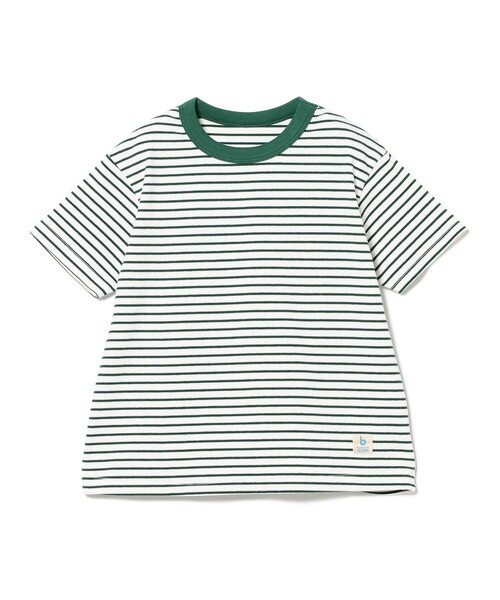 こども ビームス(コドモビームス)の「テレコ ボーダー ショートスリーブ Tシャツ 2025FW(90~140cm)(Tシャツ/カットソー・キッズ・レッド/グリーン・90/100/110/120/130/140)」の14枚目の写真