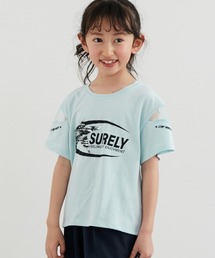 QUNTSTYLE | スタースパンコール袖チュールTシャツ（女の子）(Tシャツ/カットソー)