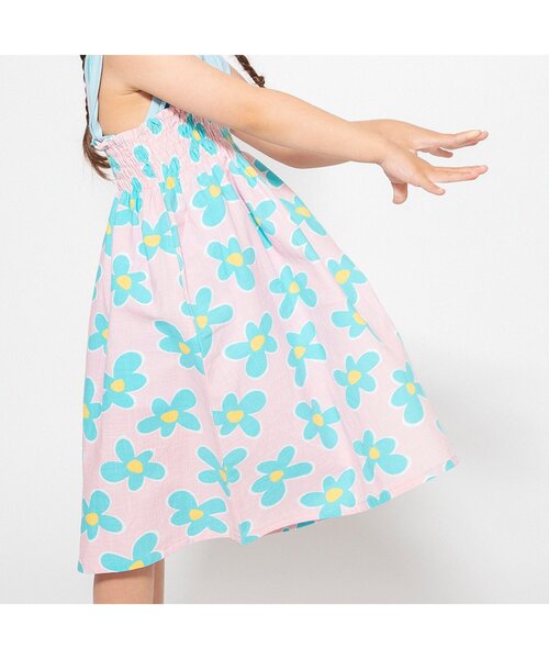 BREEZE（ブリーズ）の「【WEB限定/リンク/ジュニア対応】POP総柄2WAYワンピース（ワンピース・キッズ・ピンク/グリーン/イエロー/ベージュ・140/120/100/90）」の11枚目の写真