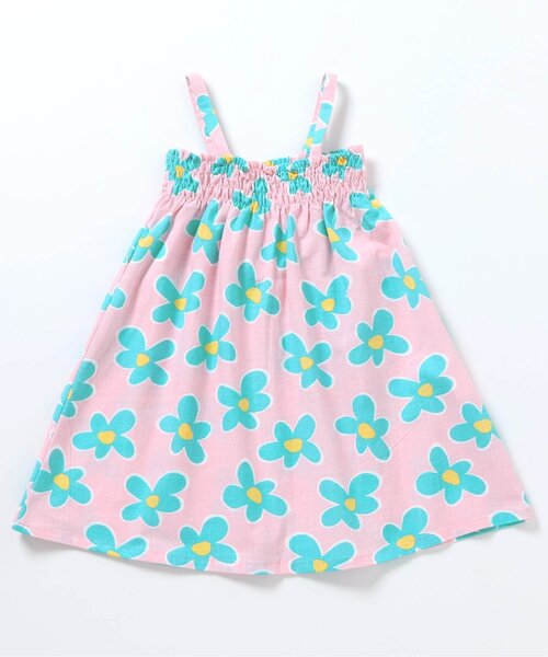 BREEZE（ブリーズ）の「【WEB限定/リンク/ジュニア対応】POP総柄2WAYワンピース（ワンピース・キッズ・ピンク/グリーン/イエロー/ベージュ・140/120/100/90）」の16枚目の写真