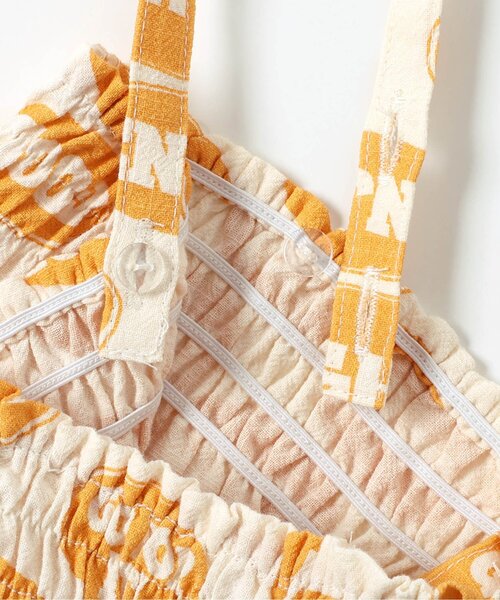 BREEZE（ブリーズ）の「【WEB限定/リンク/ジュニア対応】POP総柄2WAYワンピース（ワンピース・キッズ・ピンク/グリーン/イエロー/ベージュ・140/120/100/90）」の5枚目の写真