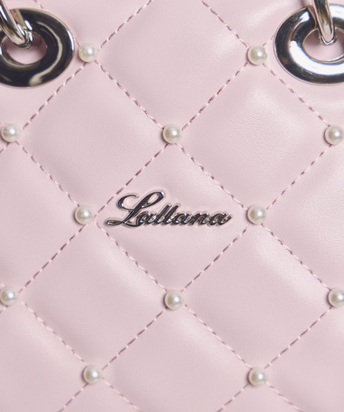 Lallana(ララーナ)の「2wayキルティングパールバッグ(ハンドバッグ・レディース・ブラウン/ピンク/ブルー・FREE)」の20枚目の写真
